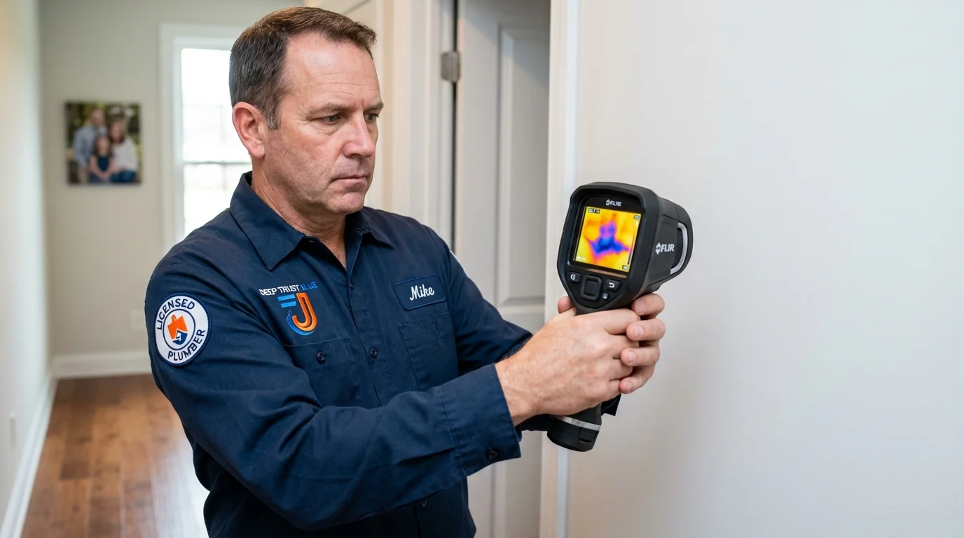 Thermal imaging leak detection by Johns Plumbing LLC in Friars Point